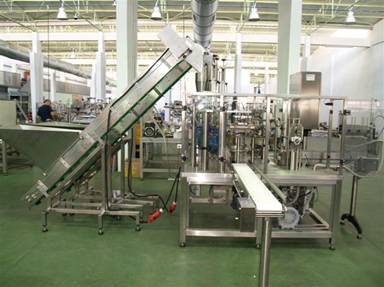 Автомат для расфасовки сыпучих продуктов.